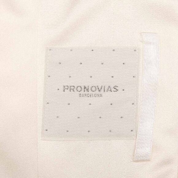 PRONOVIAS Almata Off White Strapless Aline Wedding Dress Gown 14 - Picture 8 of 8